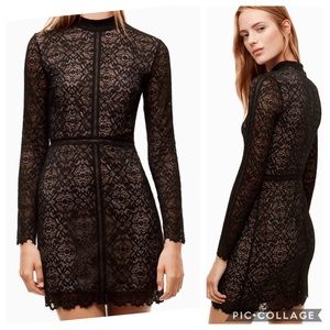 Wilfred Aritzia NWT black lace Janvry Dress sz 0